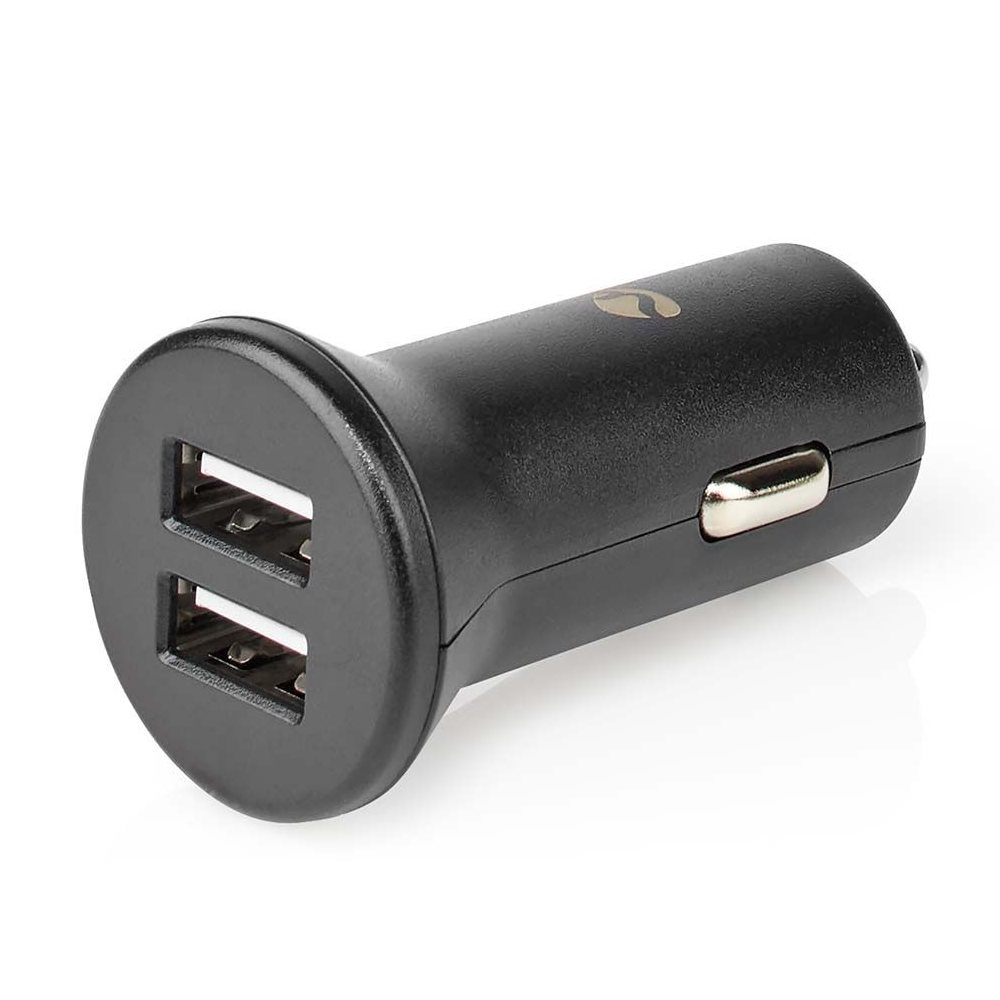 Nedis USB Autolader - 12V - 24 W - 2x 2.4 A - CCHAU480ABK